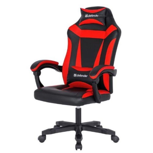 Крісло для геймерів, Defender Master, Black/Red