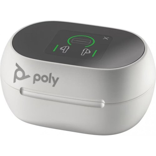 Гарнітура бездротова, Poly TWS Voyager Free 60+ Earbuds + BT700A + TSCHC, White