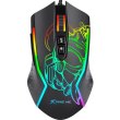 Мишка дротова, XTRIKE ME GM-327, ігрова, 8000dpi, 7 кнопок, RGB, Black