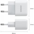 Мережевий зарядний пристрій UGREEN CD241 USB Type-C 20W Mini PD PD3.0 Fast Charger 3A White (10220)