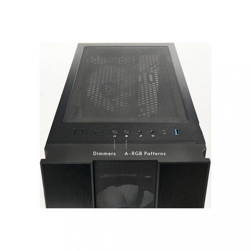 Корпус без БЖ, Chieftec HUNTER 2 GS-02B-OP, 4x120 мм, USB-C, ATX, чорний