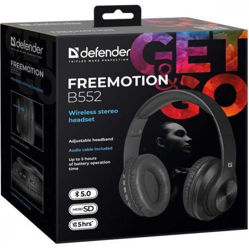 Гарнітура бездротова, Defender FreeMotion B552 Bluetooth