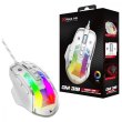 Мишка дротова, XTRIKE ME GM-319, ігрова, 6400dpi, 7 кнопок, RGB, White