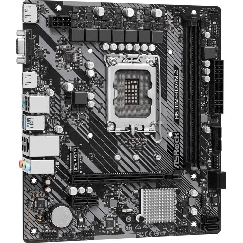 Материнська плата ASRock H610M-HDV/M.2 R2.0 s1700 H610 2xDDR4 M.2 HDMI DP VGA mATX