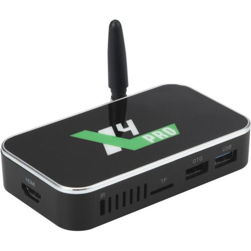 Медіаплеєр Ugoos X4 PRO 4/32Gb/Amlogic S905X4/Android 11/WiFi/BT/Miracast/AV/IR RC/змінна антена