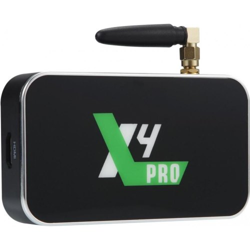 Медіаплеєр Ugoos X4 PRO 4/32Gb/Amlogic S905X4/Android 11/WiFi/BT/Miracast/AV/IR RC/змінна антена