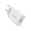 Мережевий зарядний пристрій UGREEN CD122 18W QC3.0 USB Fast Charger 3A White (10133)