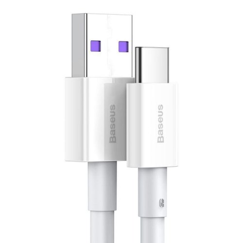 Кабель Baseus Superior Series USB For Type-C 5A 66W 1M White