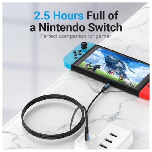 Кабель Vention USB For Type-C 100W Black