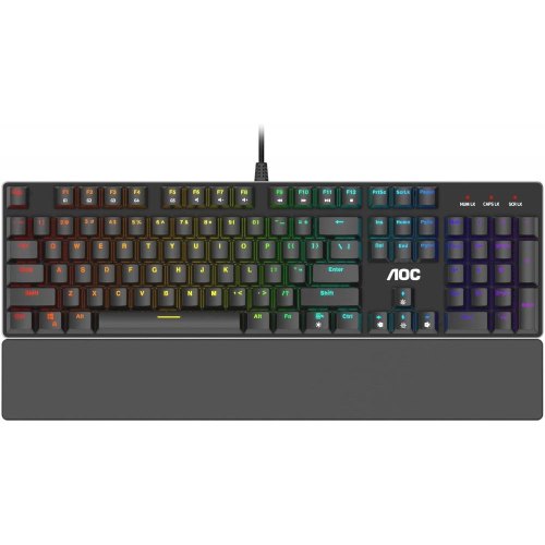 Клавіатура дротова, AOC GK500 Gaming (GK500DR2R)