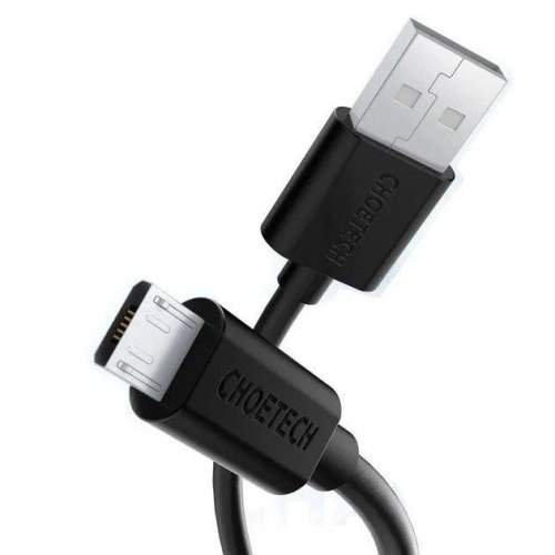 Кабель Choetech USB-MicroUSB M 1.2M Black