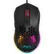 Мишка дротова, XTRIKE ME GM-316, ігрова, 7200dpi, 7 кнопок, 13 режимів RGB, 2 панелі, Black