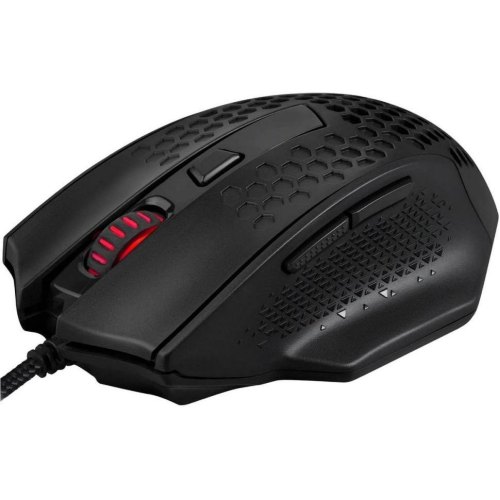 Мишка дротова, Redragon Bomber, 12400dpi, 7 кнопок, Huano, Black