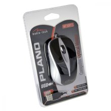 Мишка дротова, Media-Tech Plano, 800dpi, 3 кнопки, Silver