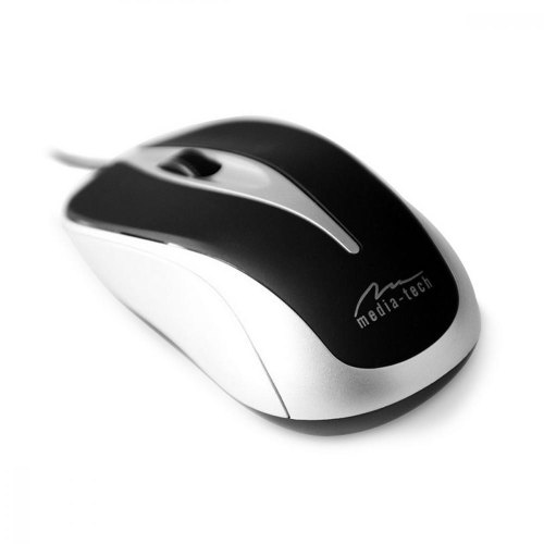Мишка дротова, Media-Tech Plano, 800dpi, 3 кнопки, Silver