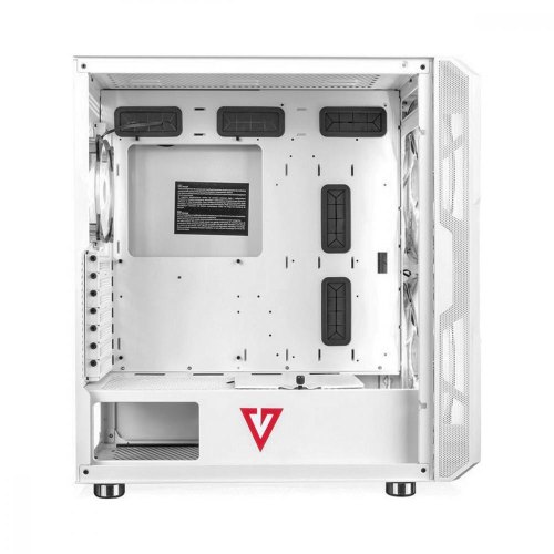 Корпус без БЖ, Modecom AMIRANI WHITE, 4x120 мм, ATX, білий