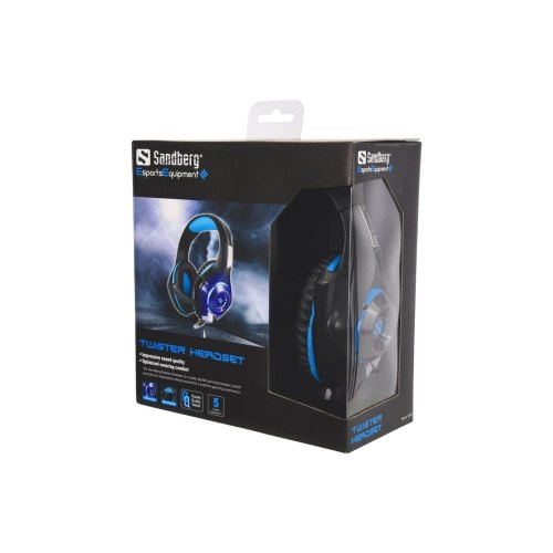 Гарнітура дротова, Sandberg Twister Headset Led