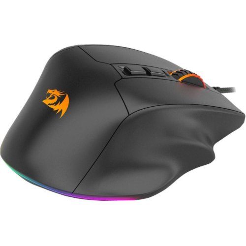 Мишка дротова, Redragon Bullseye RGB, 12400dpi, 8 кнопок, Black