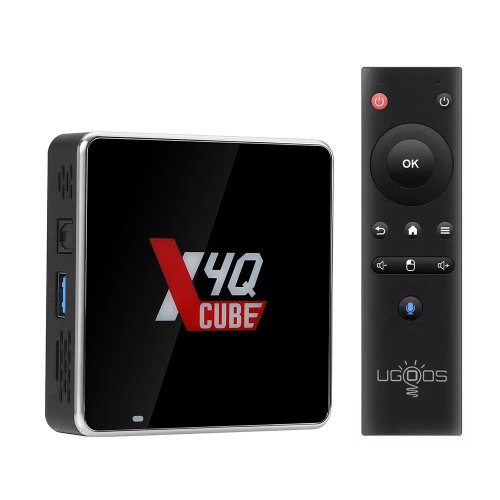Медіаплеєр Ugoos X4Q CUBE 2/16Gb/Amlogic S905X4/Android 11/WiFi 2.4G+5G/BT 5.1/Miracast/BT GyroRC