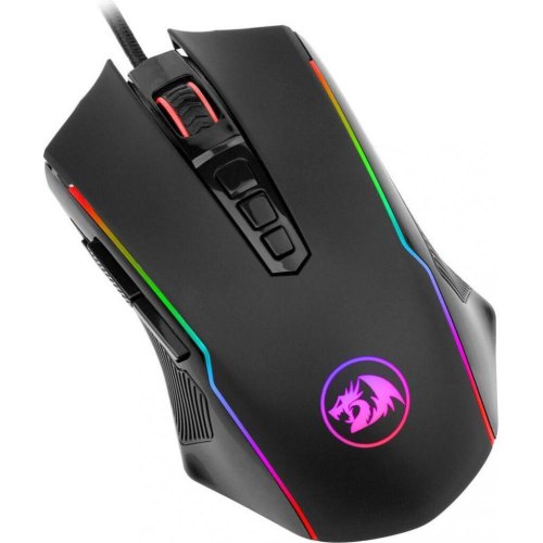 Мишка дротова, Redragon Ranger M910-K, 12400dpi, 9 кнопок, RGB, Black