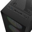 Корпус без БЖ, LogicConcept ARYA MESH+GLASS ARGB, 2x140 мм + 1x120 мм, ATX, чорний