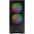 Корпус без БЖ, LogicConcept ARYA MESH+GLASS ARGB, 2x140 мм + 1x120 мм, ATX, чорний
