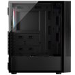 Корпус без БЖ, LogicConcept ARYA MESH+GLASS ARGB, 2x140 мм + 1x120 мм, ATX, чорний