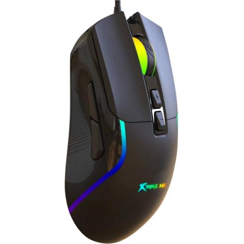 Мишка дротова, XTRIKE ME GM-313, ігрова, 7200dpi, 7 кнопок, RGB, Black