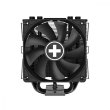 Кулер для процесора, XILENCE Performance X CPU cooler M906,1150/1151/1155/1156/1200/1700/2011/2066/AM4/AM5 28 дБ, 1200-1800 об/хв, мідь