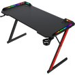Геймерський стіл, XTRIKE ME DK-05 Gaming Desk RGB Llight, Black