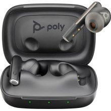 Гарнітура бездротова, Poly TWS Voyager Free 60 Earbuds + BT700A + BCHC, Black