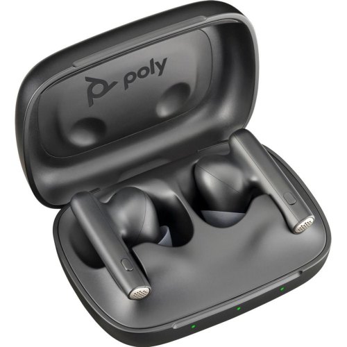 Гарнітура бездротова, Poly TWS Voyager Free 60 Earbuds + BT700A + BCHC, Black