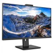Монітор Philips (326P1H), 31.5, QHD, IPS, DP, HDMI x 2, USB-С, RJ-45, webcam, Pivot, HAS, колонки, чорний