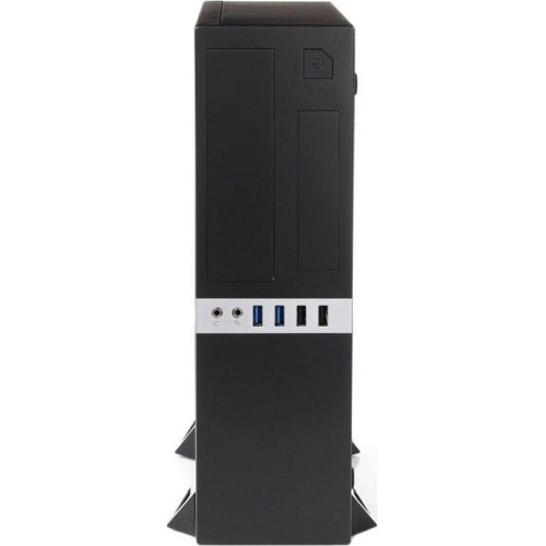 Корпус з БЖ, Casecom S-503, 400W, 80 мм, 2xUSB3.0 + 2xUSB2.0, SFF, mATX, чорний