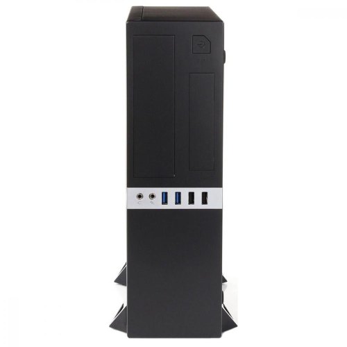 Корпус з БЖ, Casecom S-503, 400W, 80 мм, 2xUSB3.0 + 2xUSB2.0, SFF, mATX, чорний