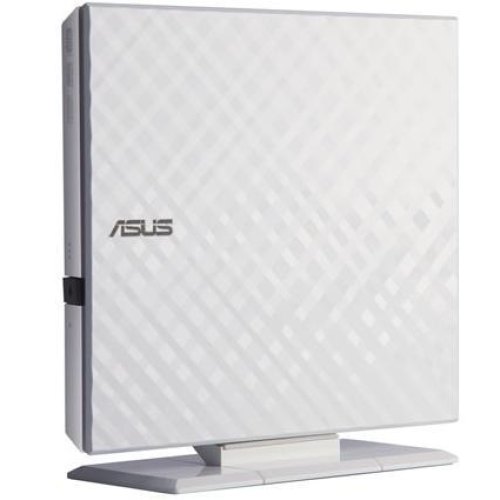 Зовнішній DVD+-R/RW SLIM, ASUS USB 2.0, WHITE (SDRW-08D2S-ULITE/WHITE)