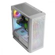 Корпус без БЖ, Logic Concept ARAMIS MESH+GLASS ARGB, 4x120 мм, ATX, білий