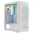 Корпус без БЖ, Logic Concept ARAMIS MESH+GLASS ARGB, 4x120 мм, ATX, білий