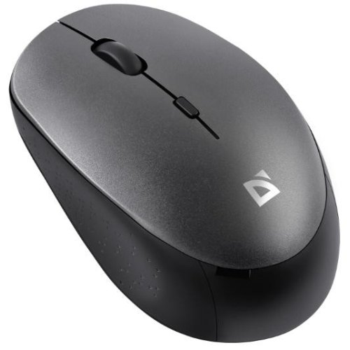 Мишка бездротова, Defender Auris MB-027, 1600dpi, 3 кнопки, Grey