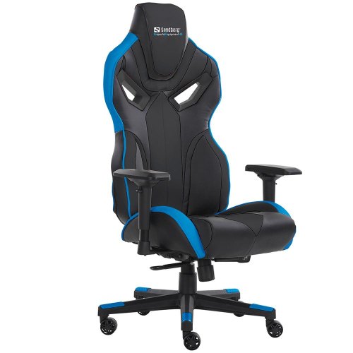 Крісло для геймерів, Sandberg Voodoo Gaming Chair, Black/Blue