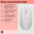 Мишка бездротова, HP 240 Bluetooth, 1600dpi, 3 кнопки, White