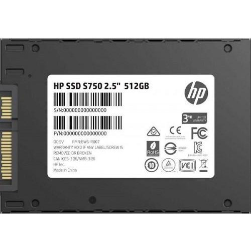 Накопичувач SSD 2.5 512GB HP S750 (16L53AA)