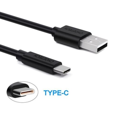 Кабель Choetech USB For Type-C 1M Black