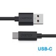 Кабель Choetech USB For Type-C 1M Black