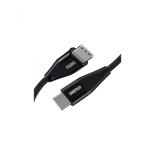 Кабель Choetech USB For Type-C 60W 1.2M Black