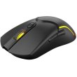 Мишка бездротова, XTRIKE ME GW-610, ігрова, 8000dpi, 7 кнопок, RGB, Black