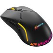 Мишка бездротова, XTRIKE ME GW-610, ігрова, 8000dpi, 7 кнопок, RGB, Black