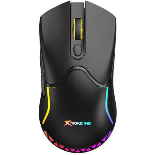 Мишка бездротова, XTRIKE ME GW-610, ігрова, 8000dpi, 7 кнопок, RGB, Black