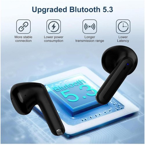 Гарнітура бездротова, Blackview TWS AirBuds 7, Black