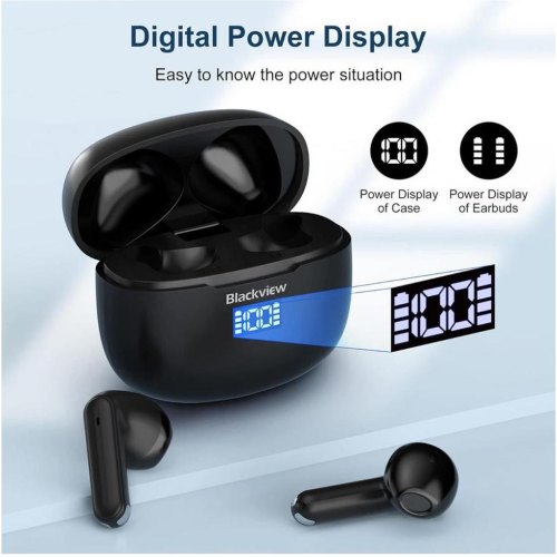 Гарнітура бездротова, Blackview TWS AirBuds 7, Black